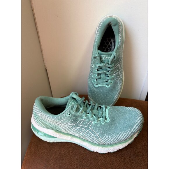 ASICS GT-2000 WOMENS GEL RUNNING ATHLETIC SHOES SIZE 8 MINT COLOR CUSHIONED - Picture 1 of 9